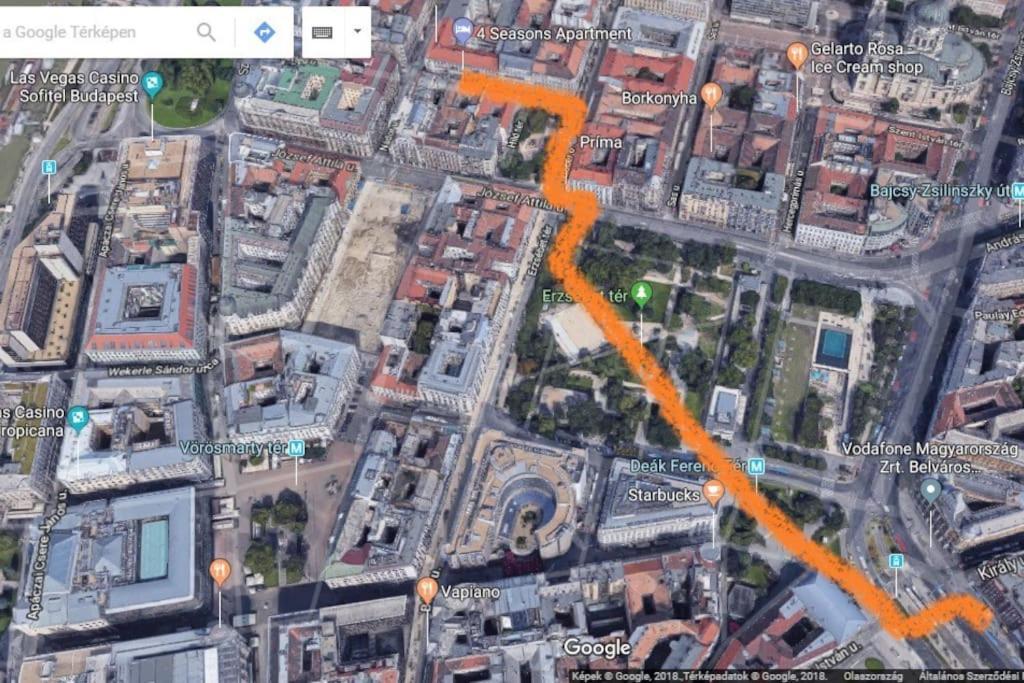 Panorama Lejlighed Budapest Eksteriør billede